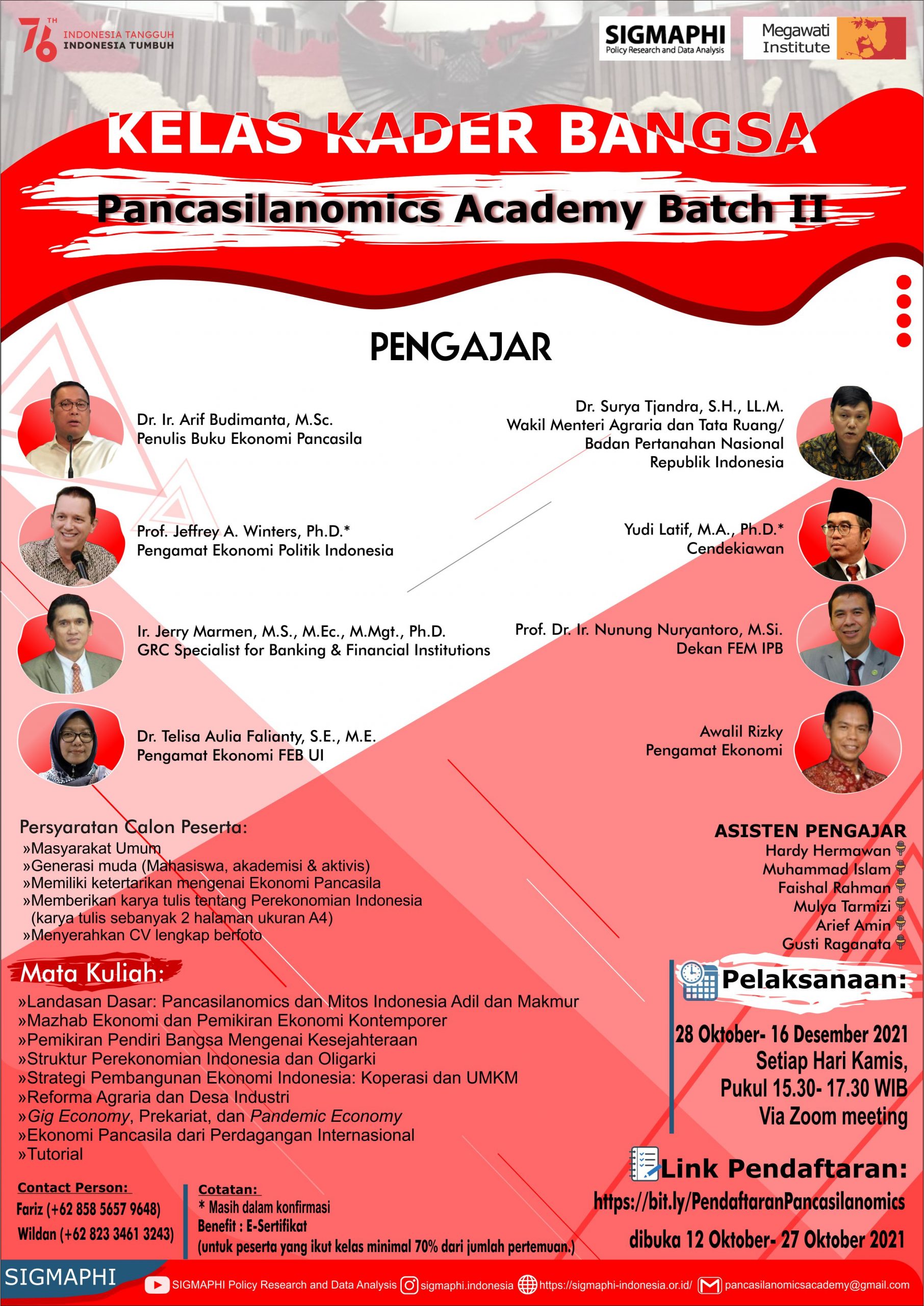Kelas Kader Bangsa Pancasilanomics Academy Batch II