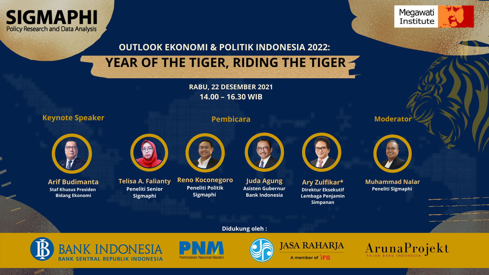 OUTLOOK EKONOMI & POLITIK INDONESIA 2022 :YEAR OF THE TIGER, RIDING THE TIGER